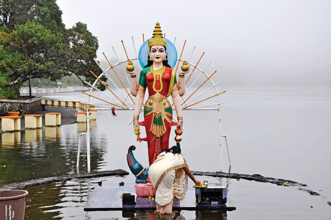 Offering to Lakshmi