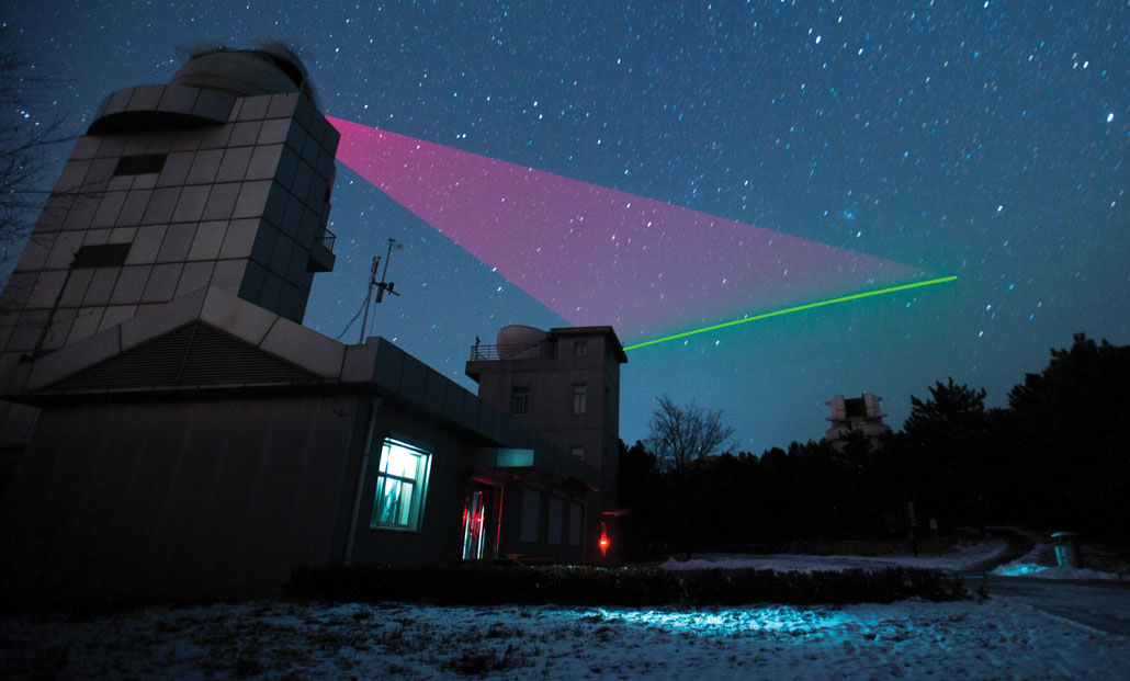 photo of a ground station in Xinglong, China